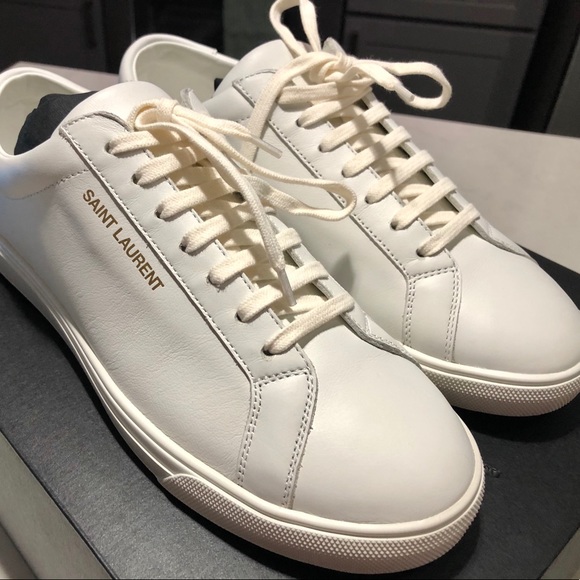 Saint Laurent Men White Shoes 8.5/41.5 - Picture 1 of 7